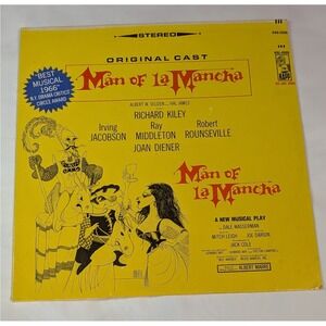 Kapp Man of la Mancha Original Cast Vinyl LP 12" Yellow  1966 KRS-5505 Stereo